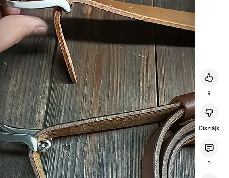 övkészítés leder gürtel